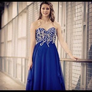 Royal Blue Formal PROM Dress